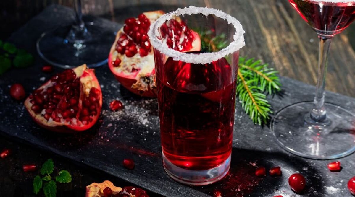 Pomegranate-Cranberry Punch