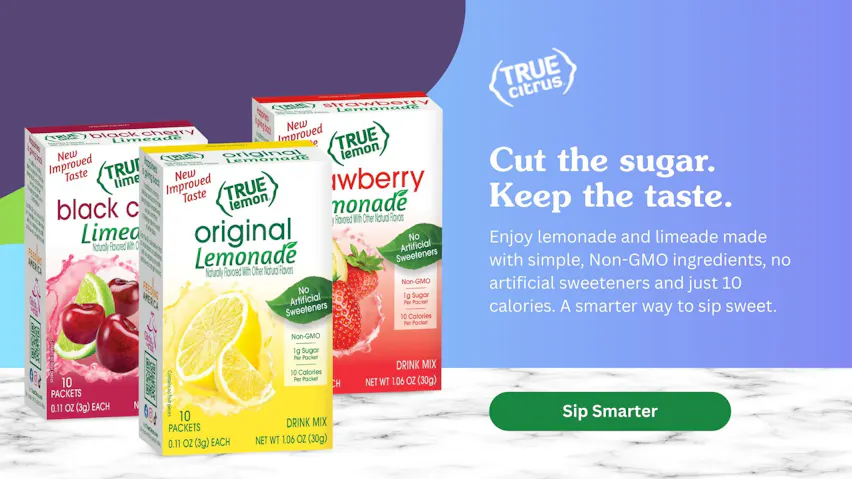 True Citrus Cut the Sugar. Keep the Taste.
