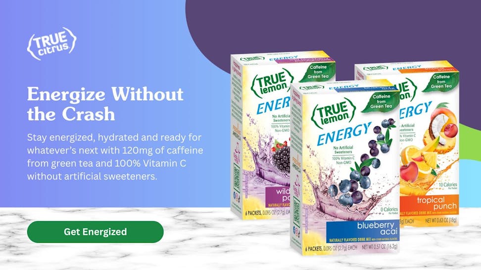 True Lemon Energy To Energize Without The Crash