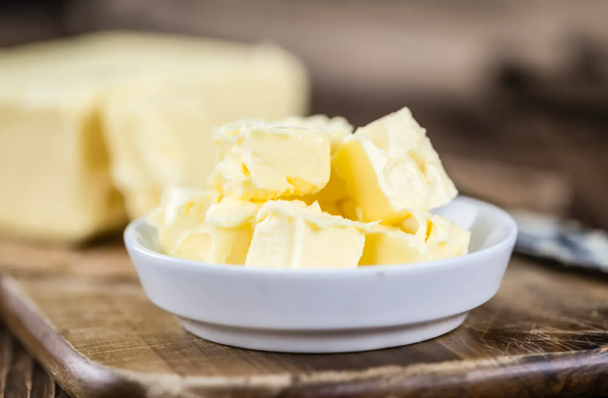 cubed butter