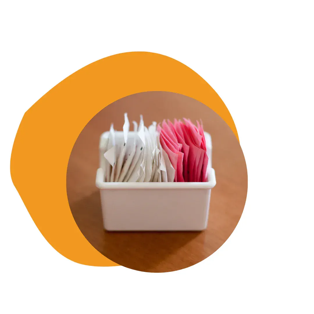 A graphic of a box of splenda.