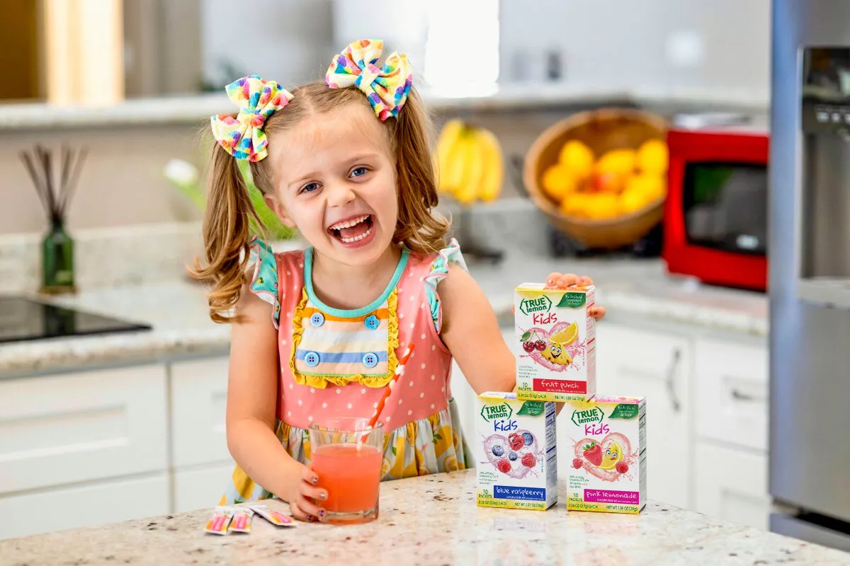 【あ】TRUE計80ml Pink Lemonade Powder for Kids | True Citrus