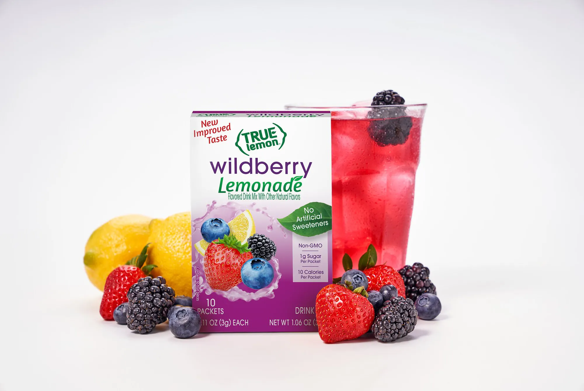 Raspberry Lemonade Mix - Fresh Lemon Raspberry Taste | True Citrus